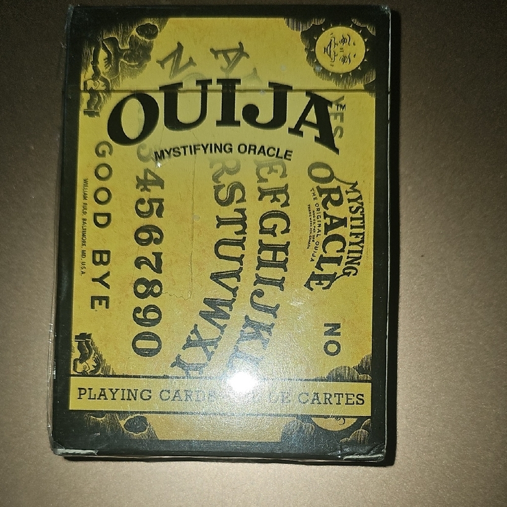 Ouija NEW Mystifying Oracle Playing Cards - Yellow & Black